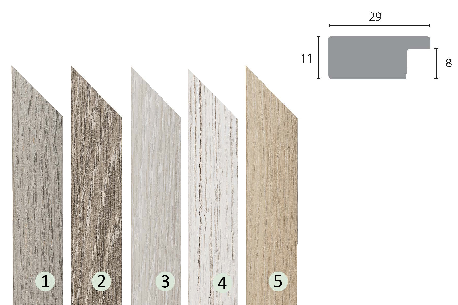 Cornice legno Rovere 10x15 - La Grua SRL